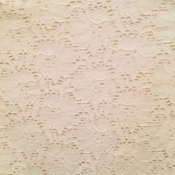 CC Couture White Eyelet Lace Shirt S Petite Small - Picture 10 of 14